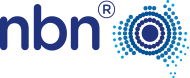 nbn logo registered blue